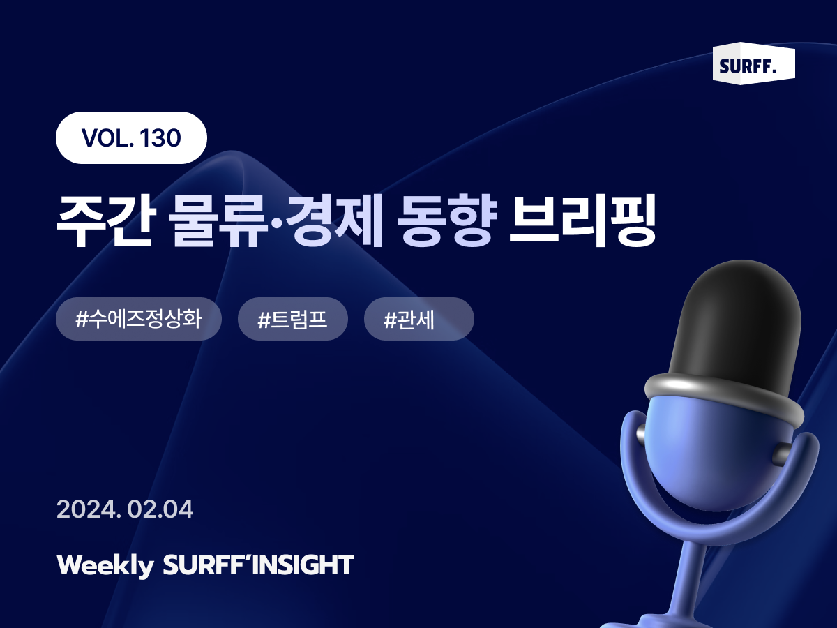 VOL130. 주간 물류·경제 동향 브리핑 (Weekly SURFF’INSIGHT) – 2025.02.04