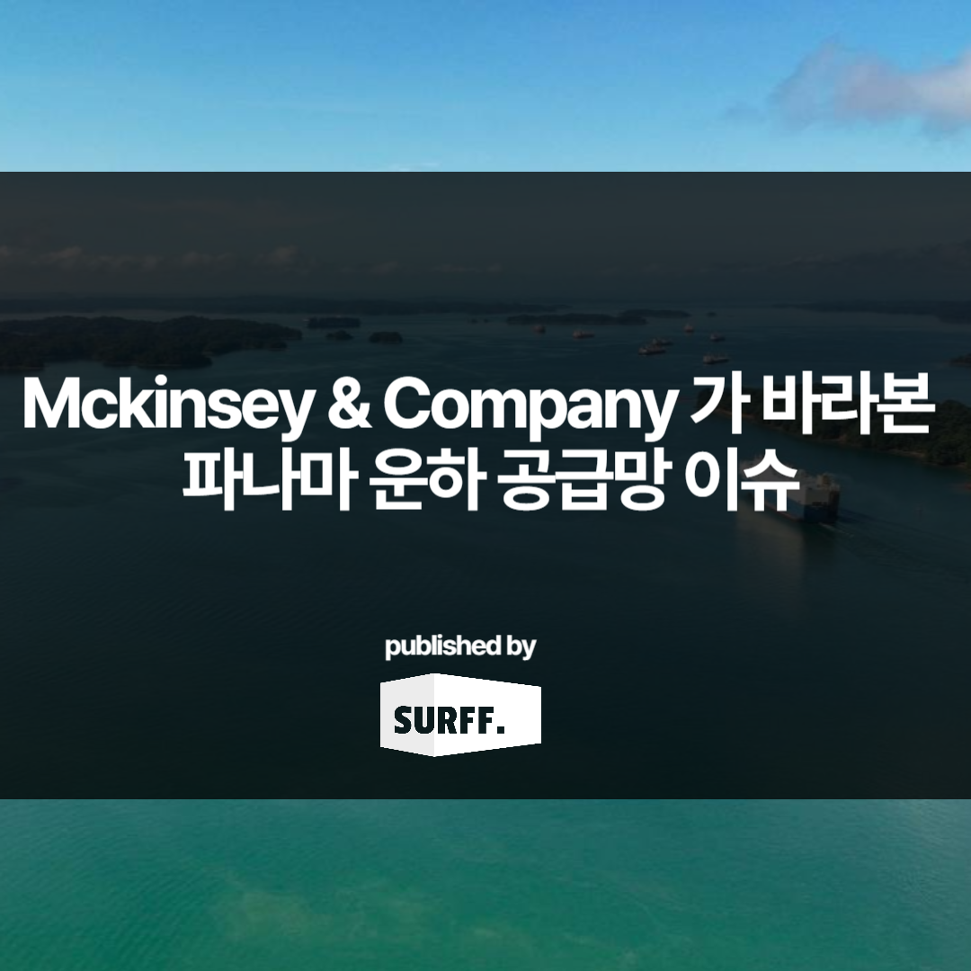 맥킨지에서 본 파나마 운하 이슈 (WK.6, 2024)