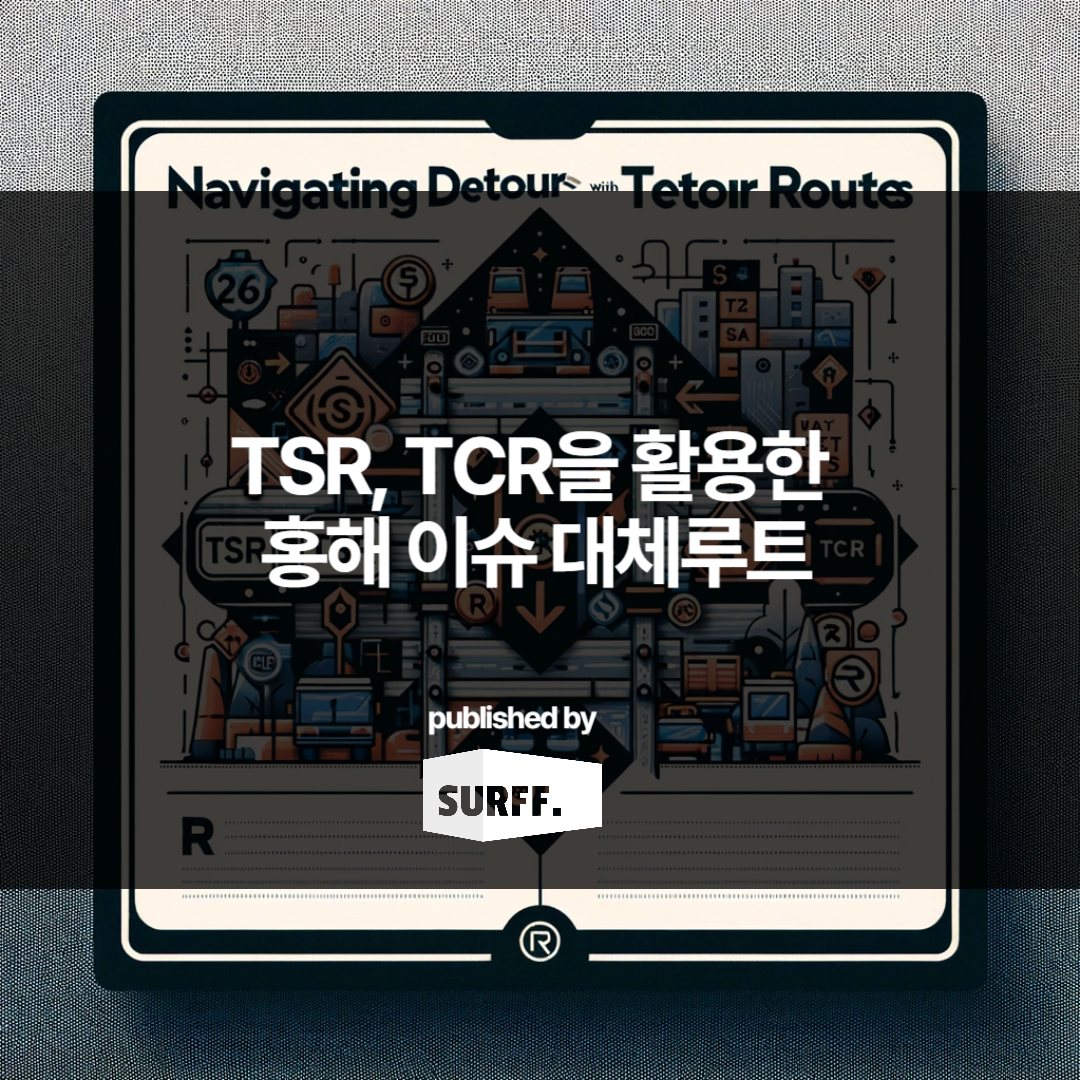 TSR · TCR – 홍해 이슈를 대체할 수 있는 운송루트 (WK.1, 2024)